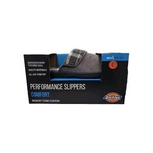 Dickies Comfort‎ Performance Slippers Men's Size L 9.5-10.5 Gray